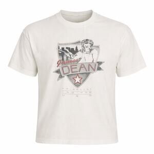 James Dean Fairmount India USA Tee T-Shirt Single Stitch 90s USA Made Large